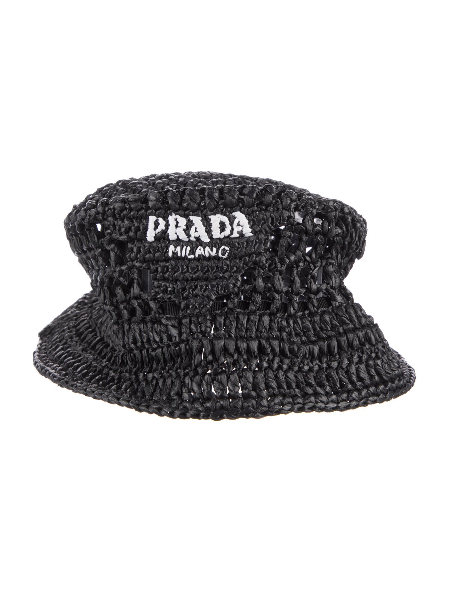 Prada Raffia Bucket Hat