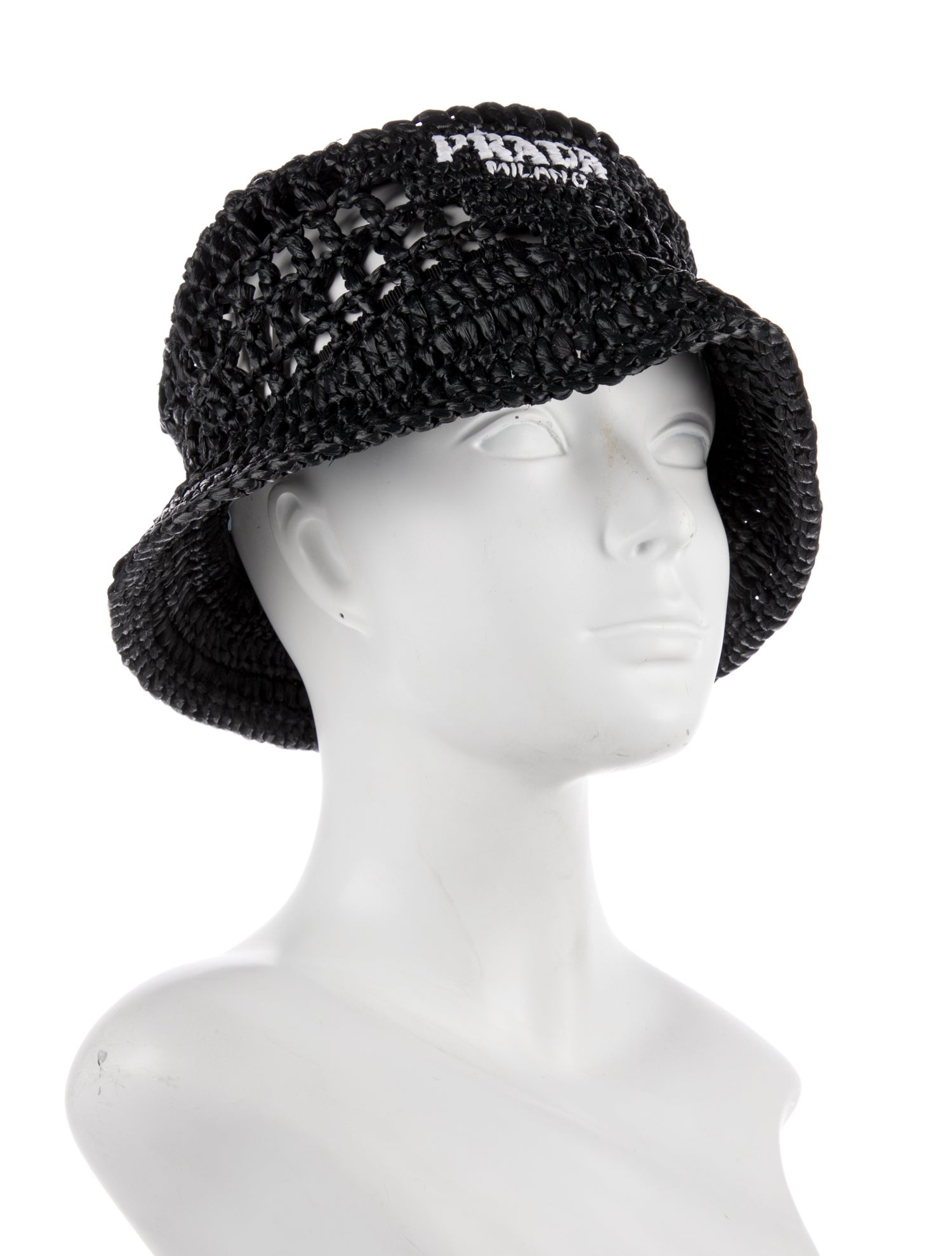 Prada Raffia Bucket Hat