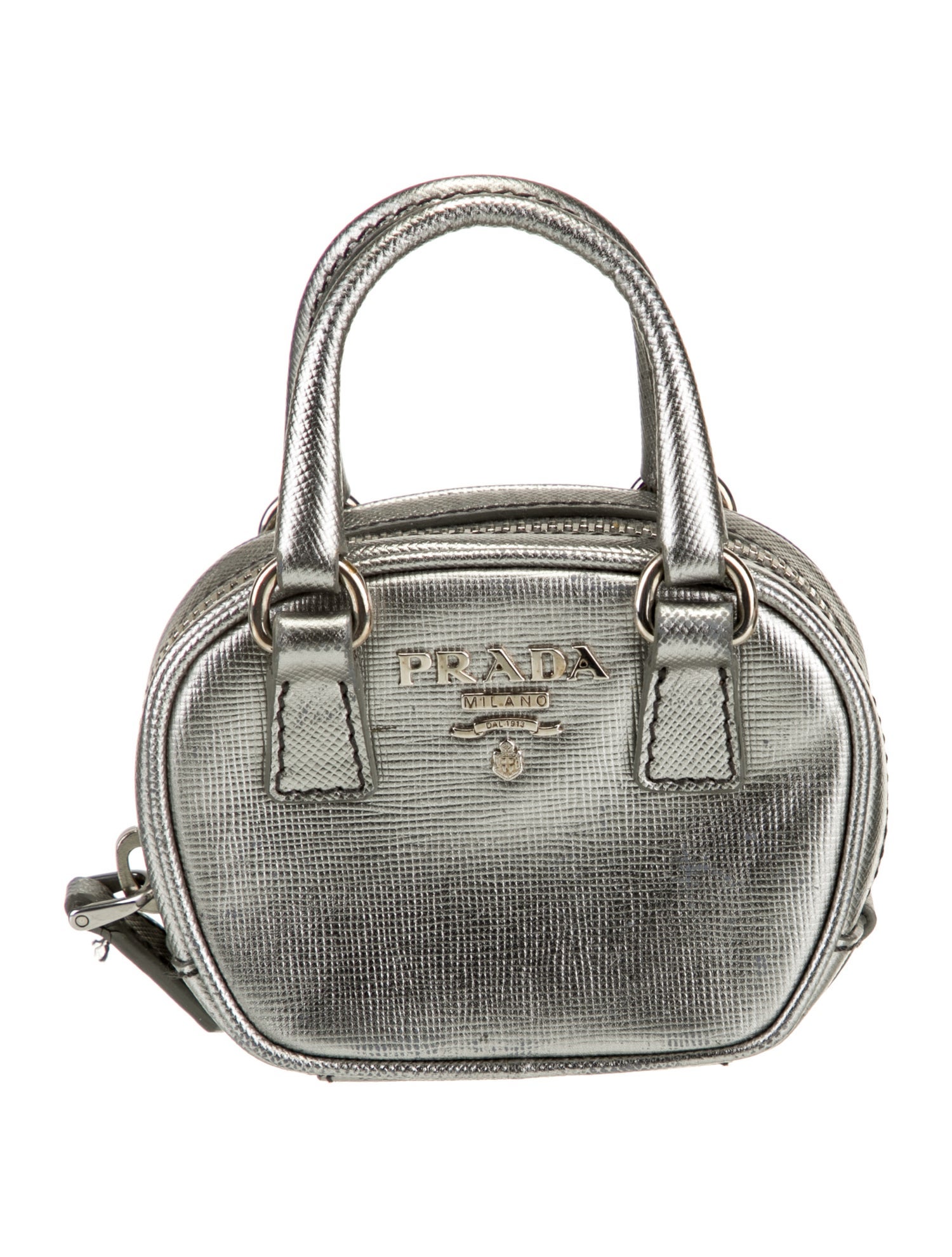 Prada Saffiano Leather Top Handle Bag