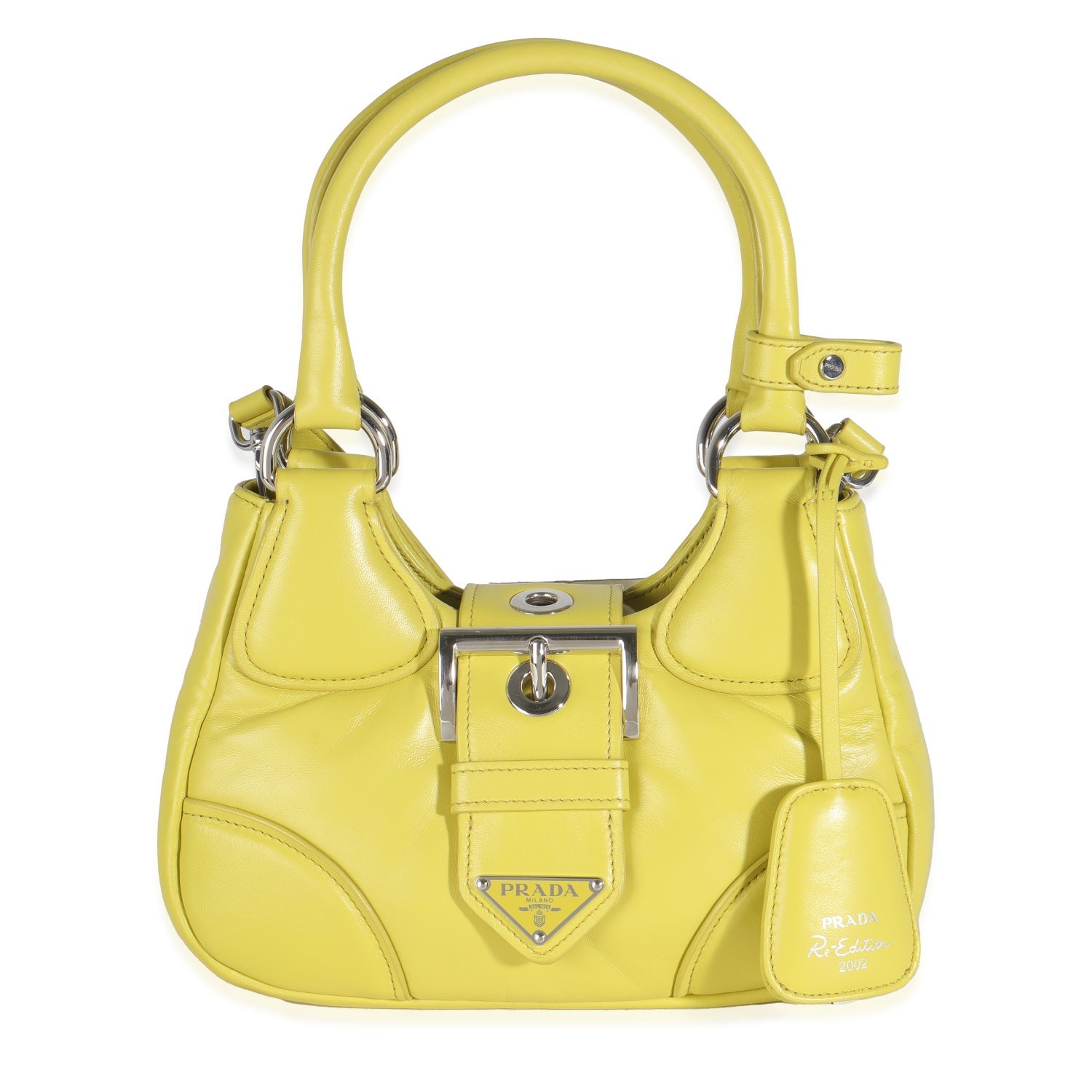 バッグチャーム PRADA 1TO047_2C3M_F0009 TEDDY BAG CHARM WITH L RING Prada Teddy bag charm with metal ring | REVERSIBLE
