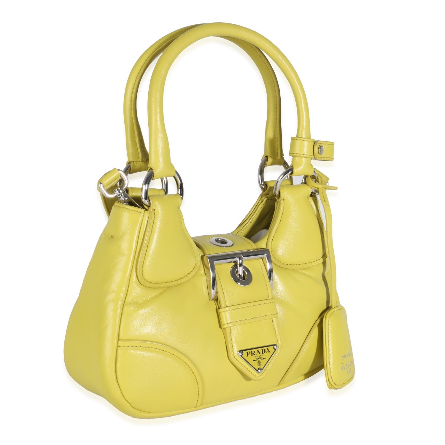 Prada Leather Re-Edition 22 Moon Bag Small