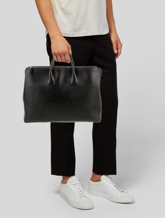 Prada Saffiano Cuir Leather Briefcase