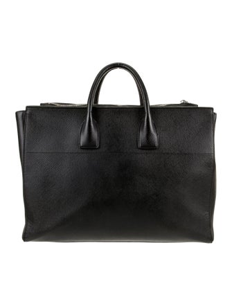Prada Saffiano Cuir Leather Briefcase