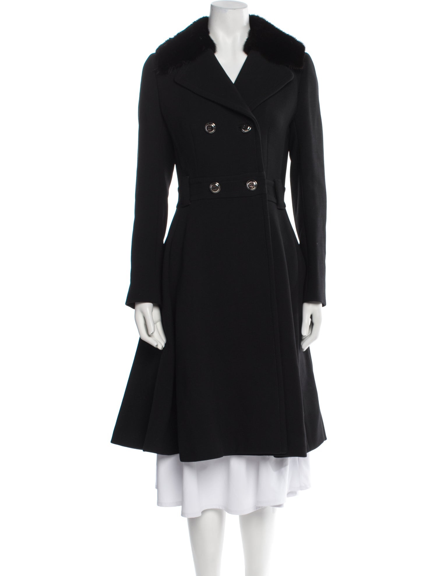 Prada 2011 Virgin Wool Fur Coat
