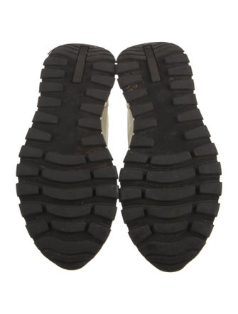 Prada Nylon Colorblock Pattern Sneakers