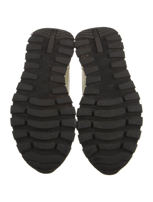 Prada Nylon Colorblock Pattern Sneakers