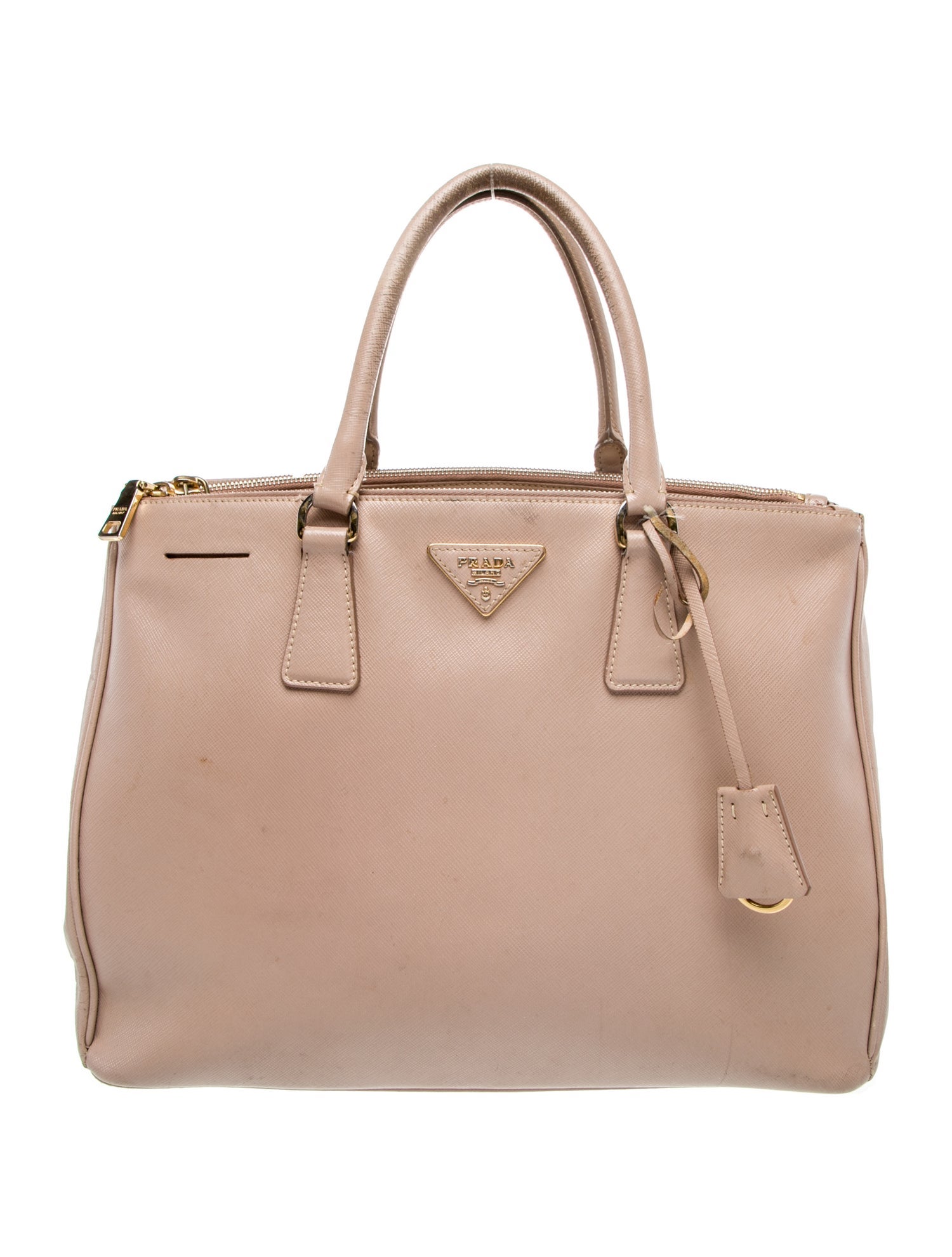 Prada Saffiano Leather Galleria Double Zip Large