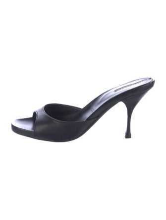 Prada Sport Leather Slides