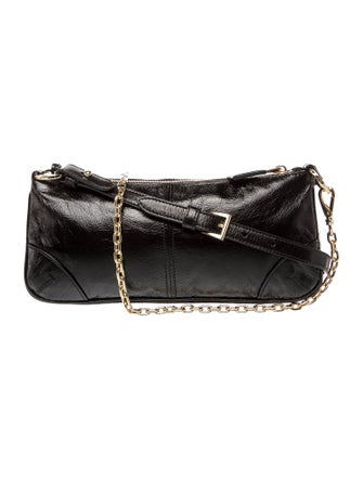 Prada Enameled Metal Triangle Re-Edition 2002 Medium