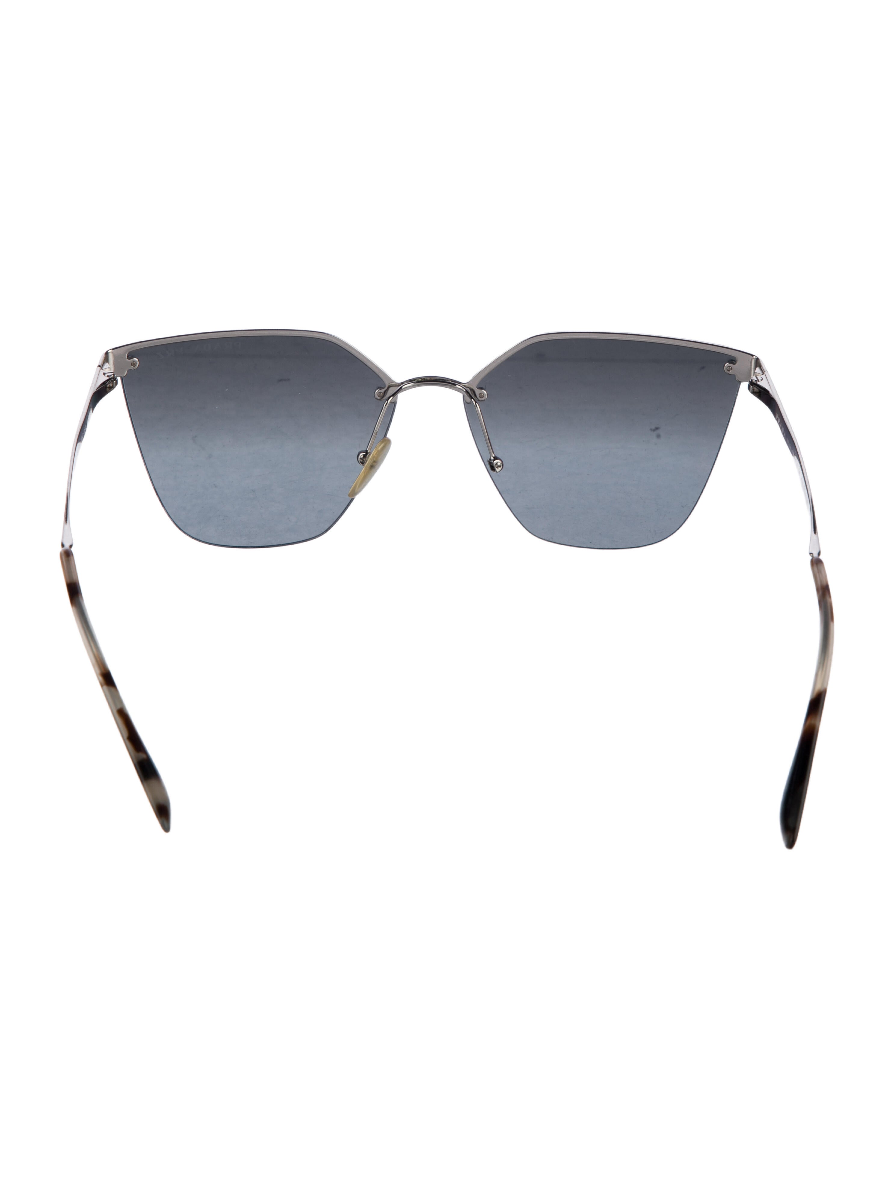 Prada Cat-Eye Tinted Sunglasses
