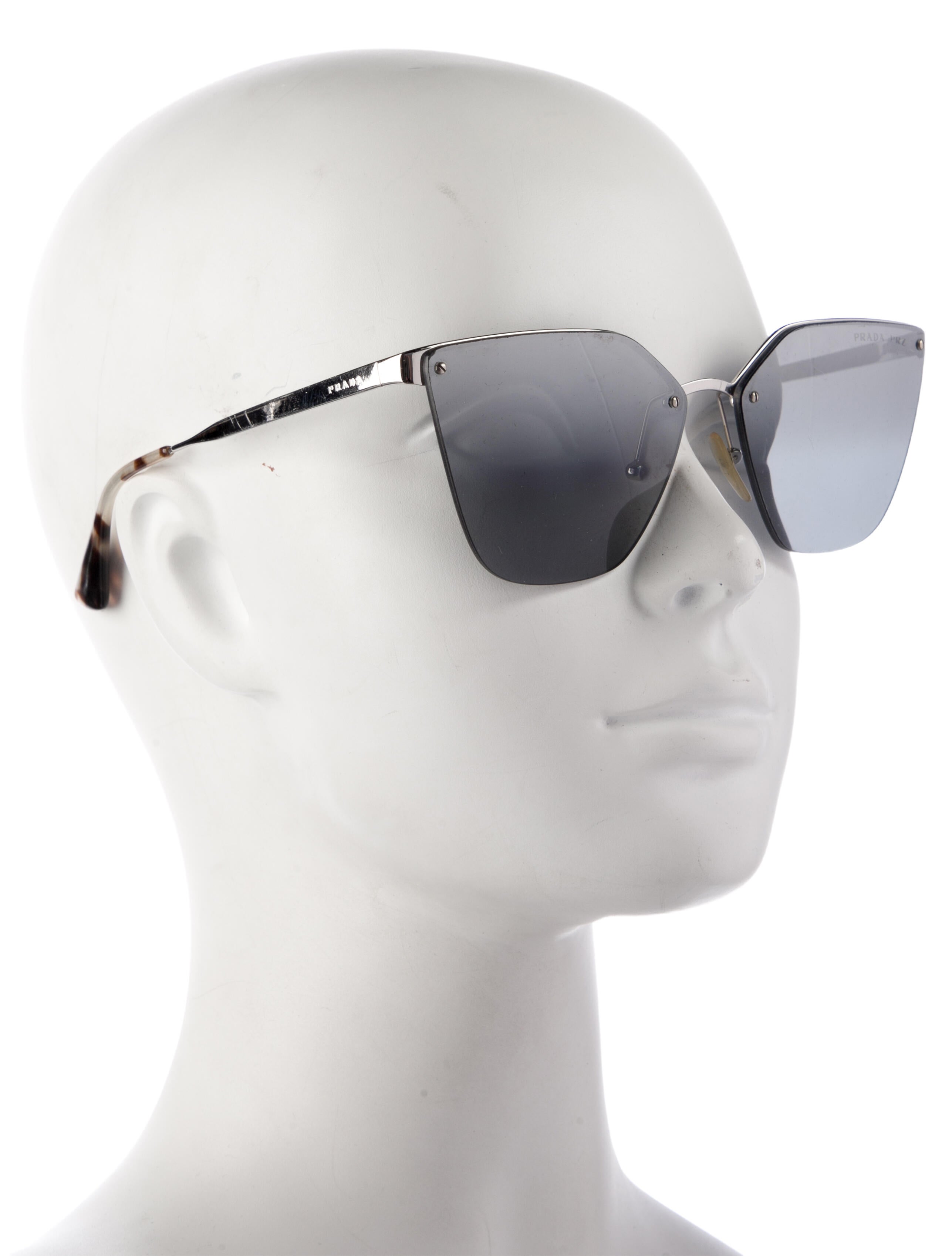 Prada Cat-Eye Tinted Sunglasses