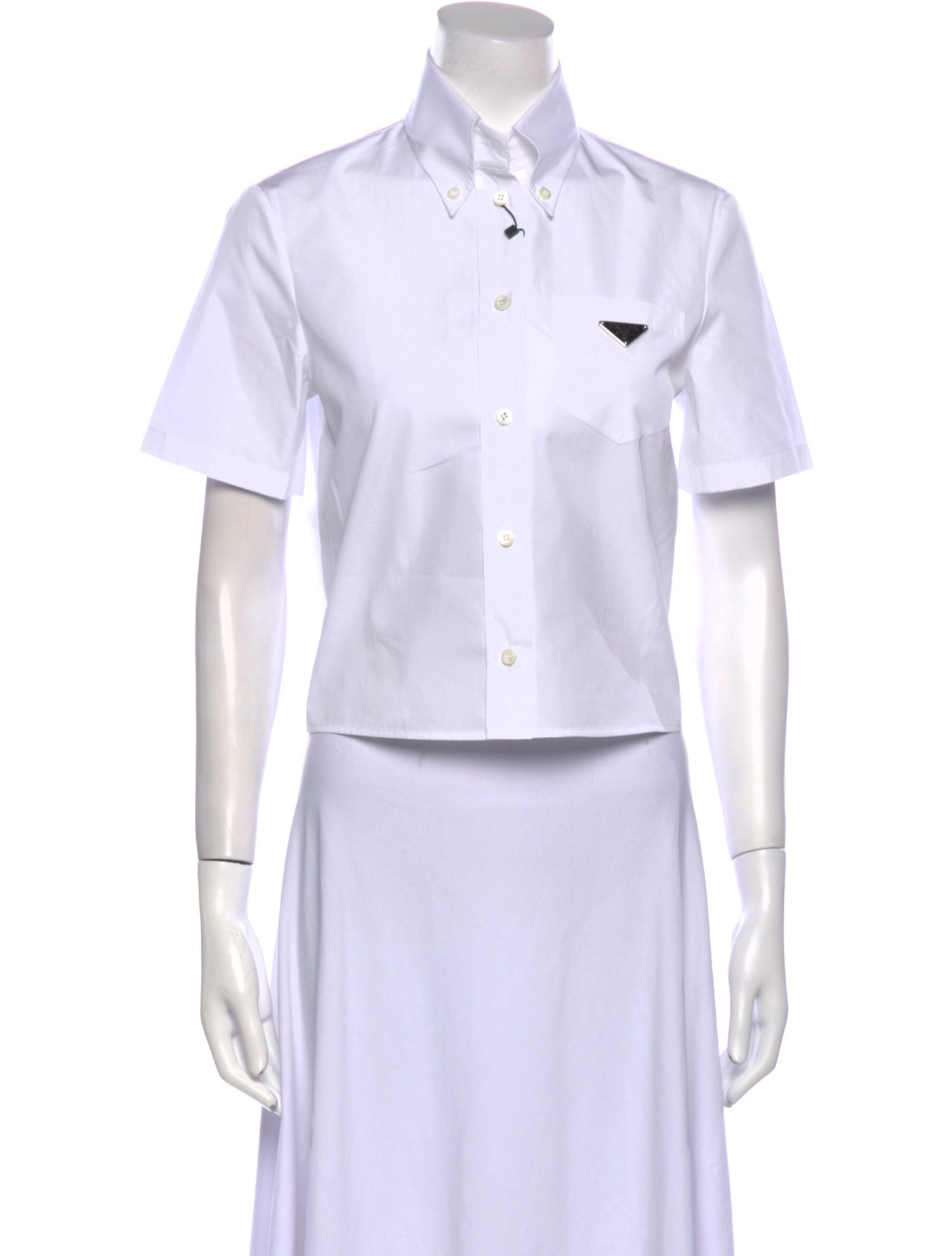 Prada 2023 Short Sleeve Button-Up Top w/ Tags