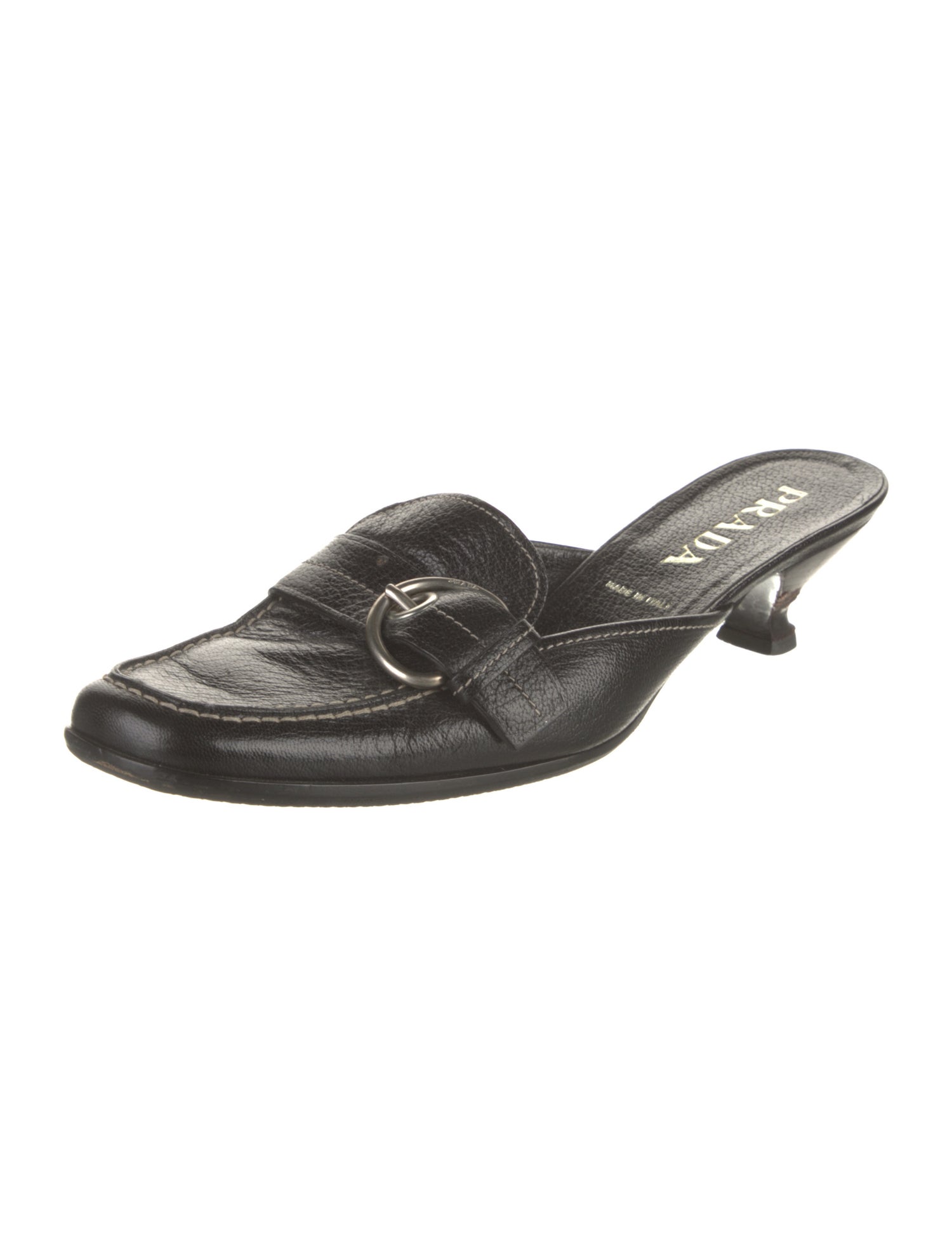 Prada Leather Mules
