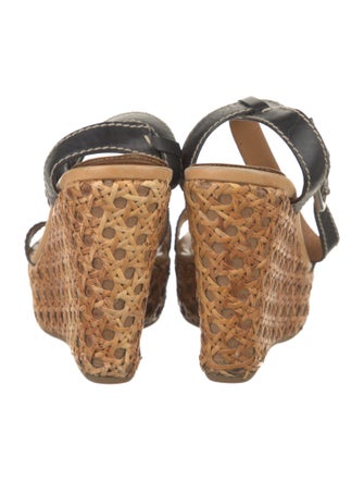 Prada Leather Printed Espadrilles