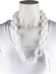 Prada Resin Link Chain Necklace