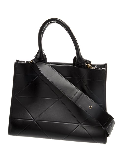 Prada Enameled Metal Triangle Triangolo Symbole Small