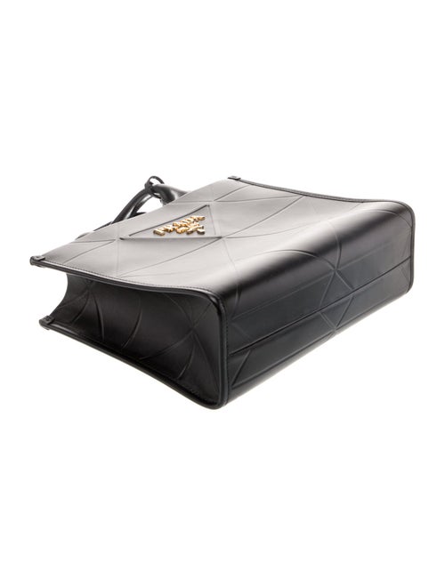 Prada Enameled Metal Triangle Triangolo Symbole Small