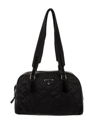 Prada Shoulder Bags Tessuto Nylon Bag Vintage