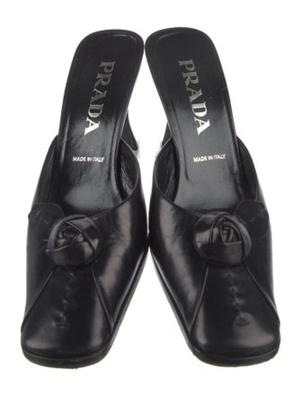 Prada Leather Mules