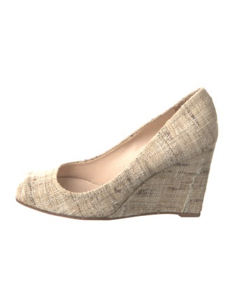 Prada Tweed Pattern Pumps