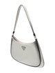 Prada Enameled Metal Triangle Airbrushed Cleo Small
