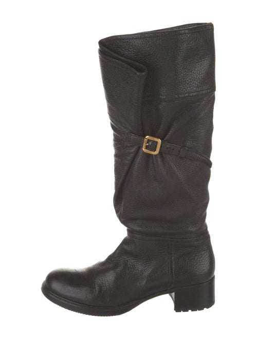 Prada Leather Riding Boots