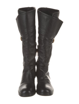 Prada Leather Riding Boots