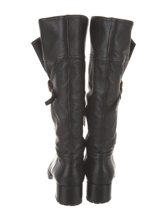 Prada Leather Riding Boots
