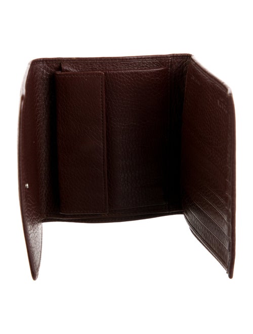 Prada Vitello Daino Compact Wallet