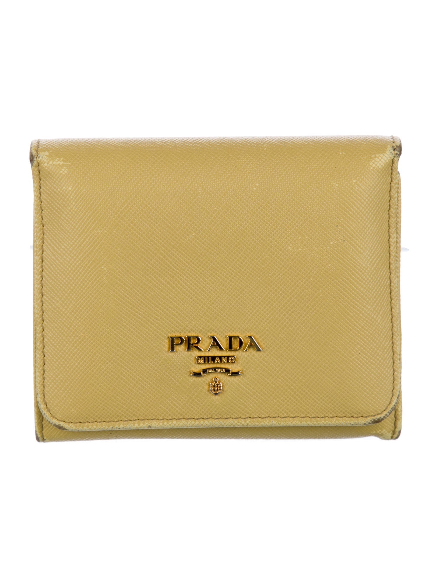 Prada Saffiano Metal Leather Wallet