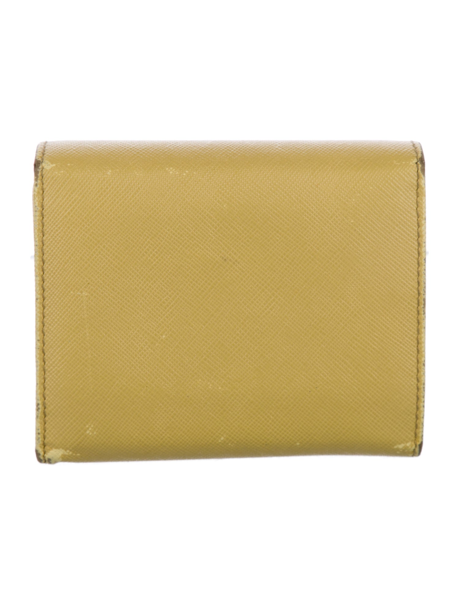 Prada Saffiano Metal Leather Wallet