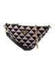 Prada Enameled Metal Triangle Triangle Mini