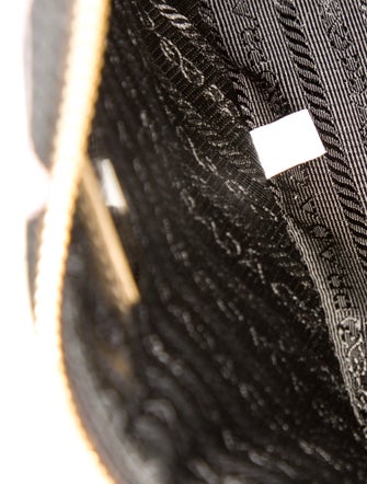 Prada Enameled Metal Triangle Triangle Mini