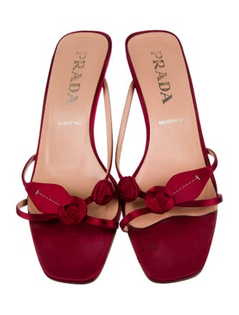 Prada Satin Mules