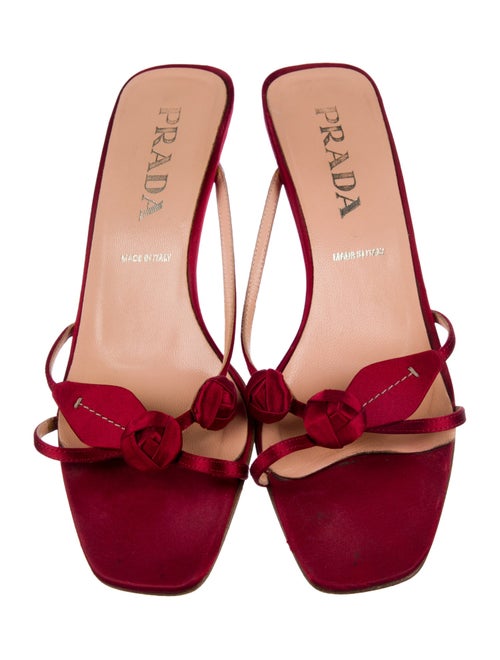 Prada Satin Mules