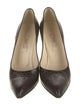 Prada Embossed Leather Pumps