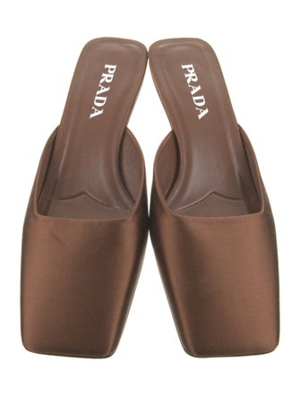 Prada Satin Mules