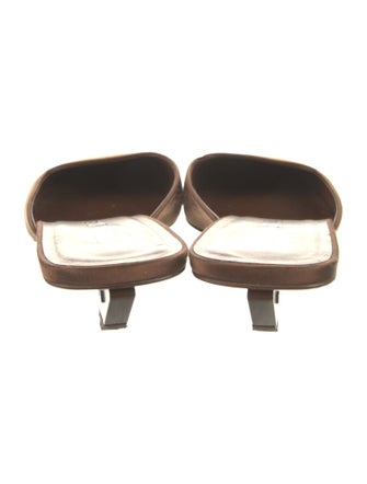 Prada Satin Mules