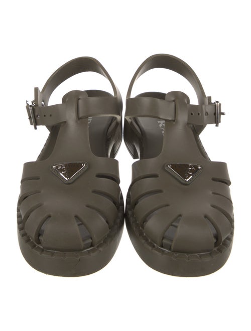 Prada Rubber Gladiator Sandals