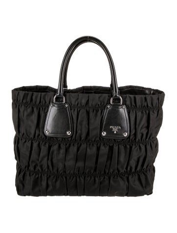 Prada Handle Bags Tessuto Top Bag