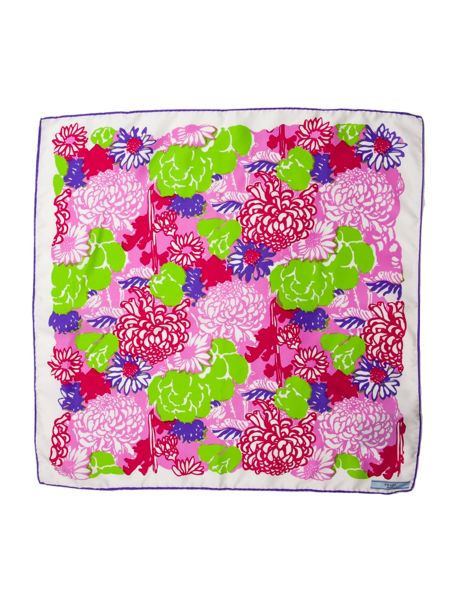 Prada Silk Printed Scarf