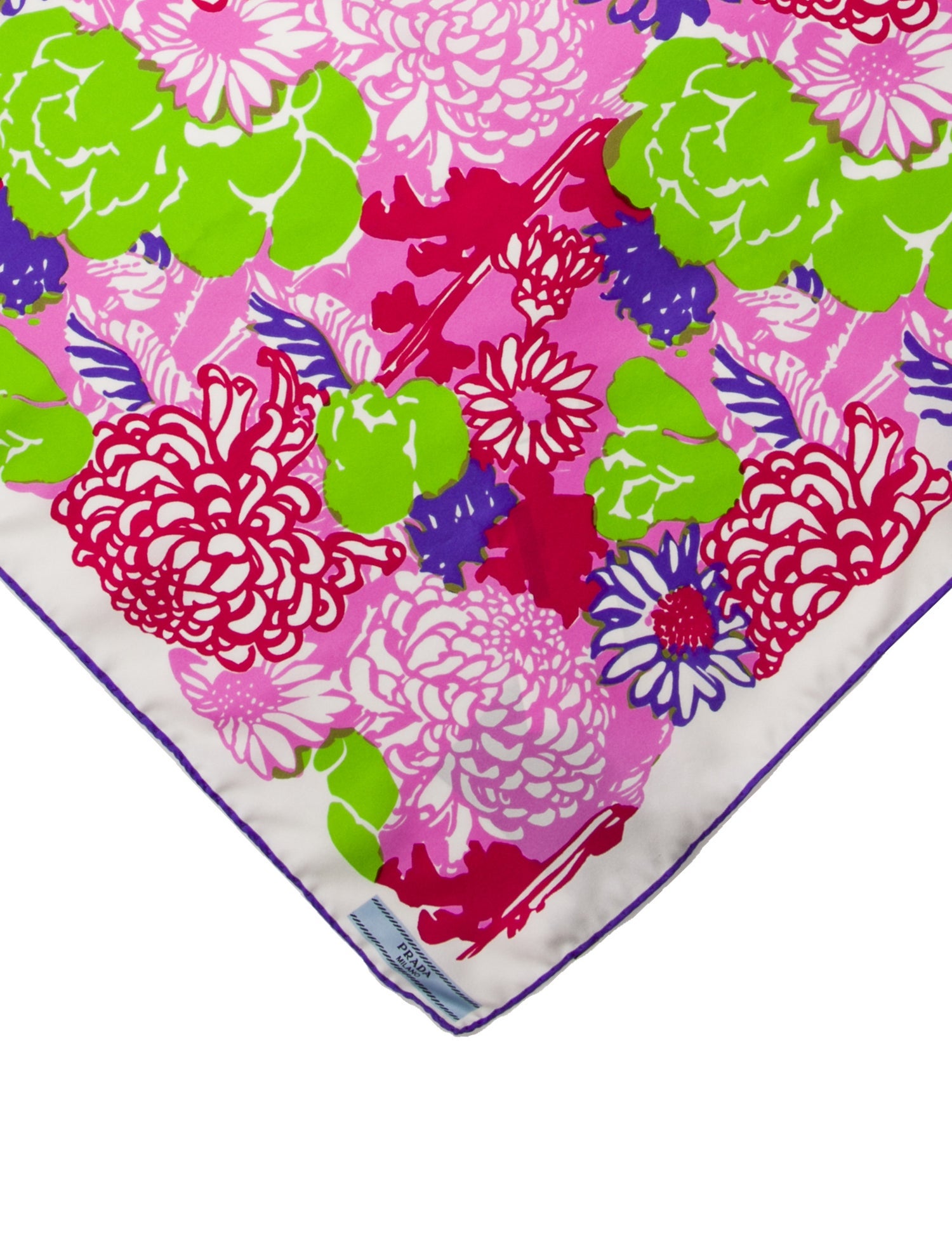 Prada Silk Printed Scarf