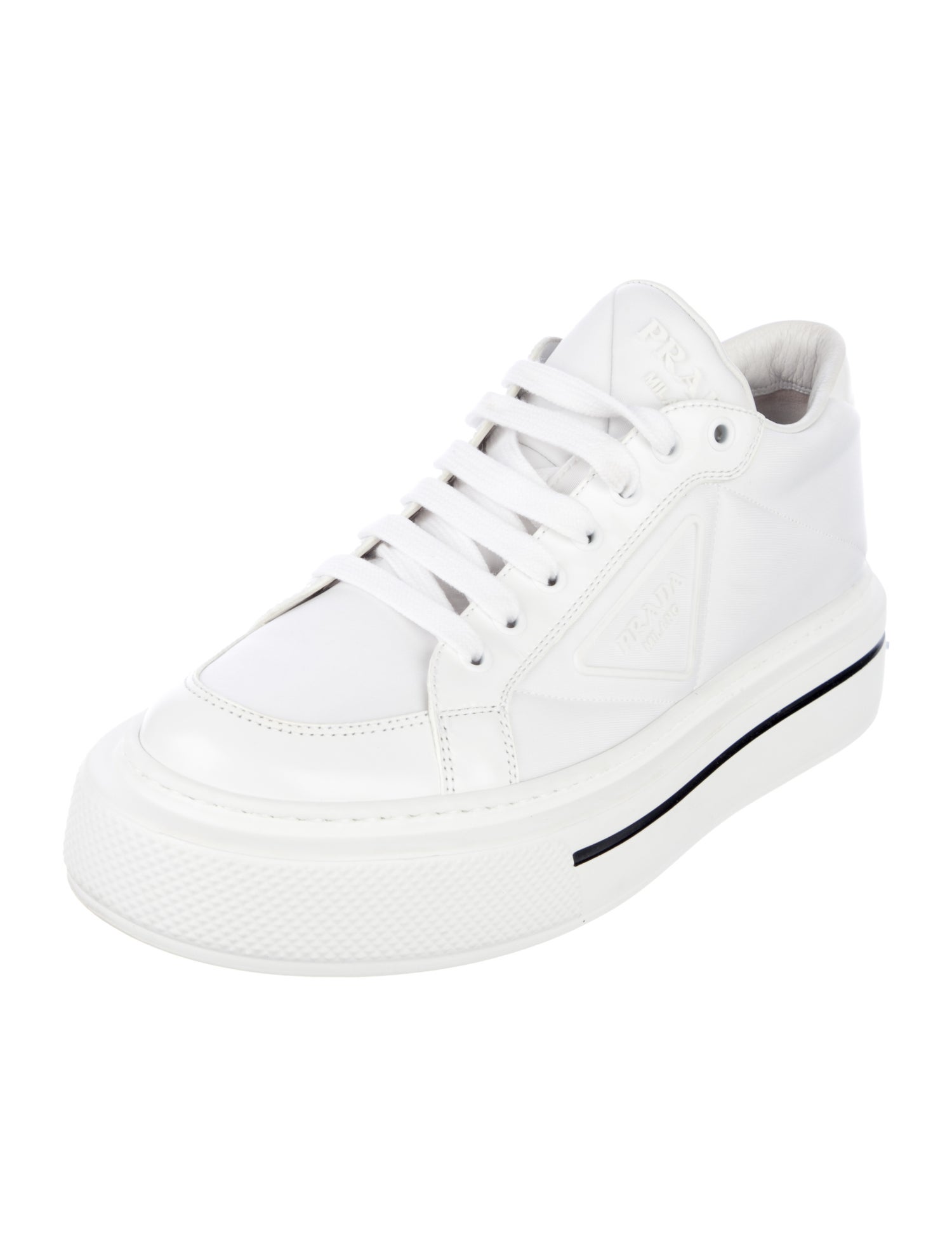 Prada Leather Sneakers