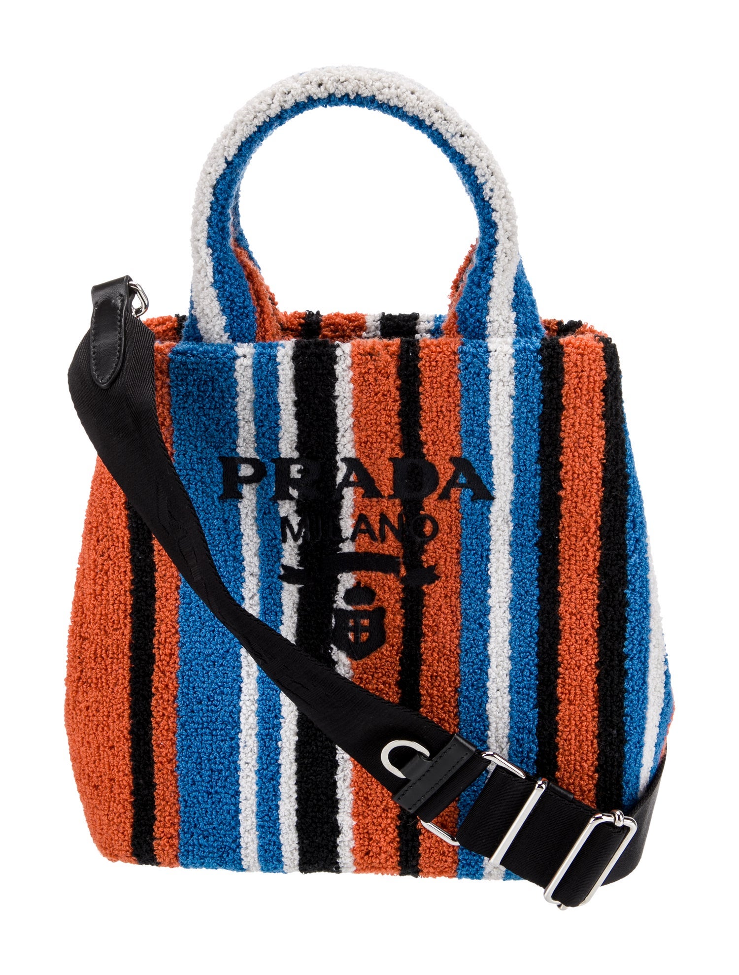 Prada Terry Cloth Shoulder Bag