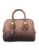 Prada Cervo Leather Top Handle Bag