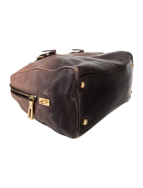 Prada Cervo Leather Top Handle Bag