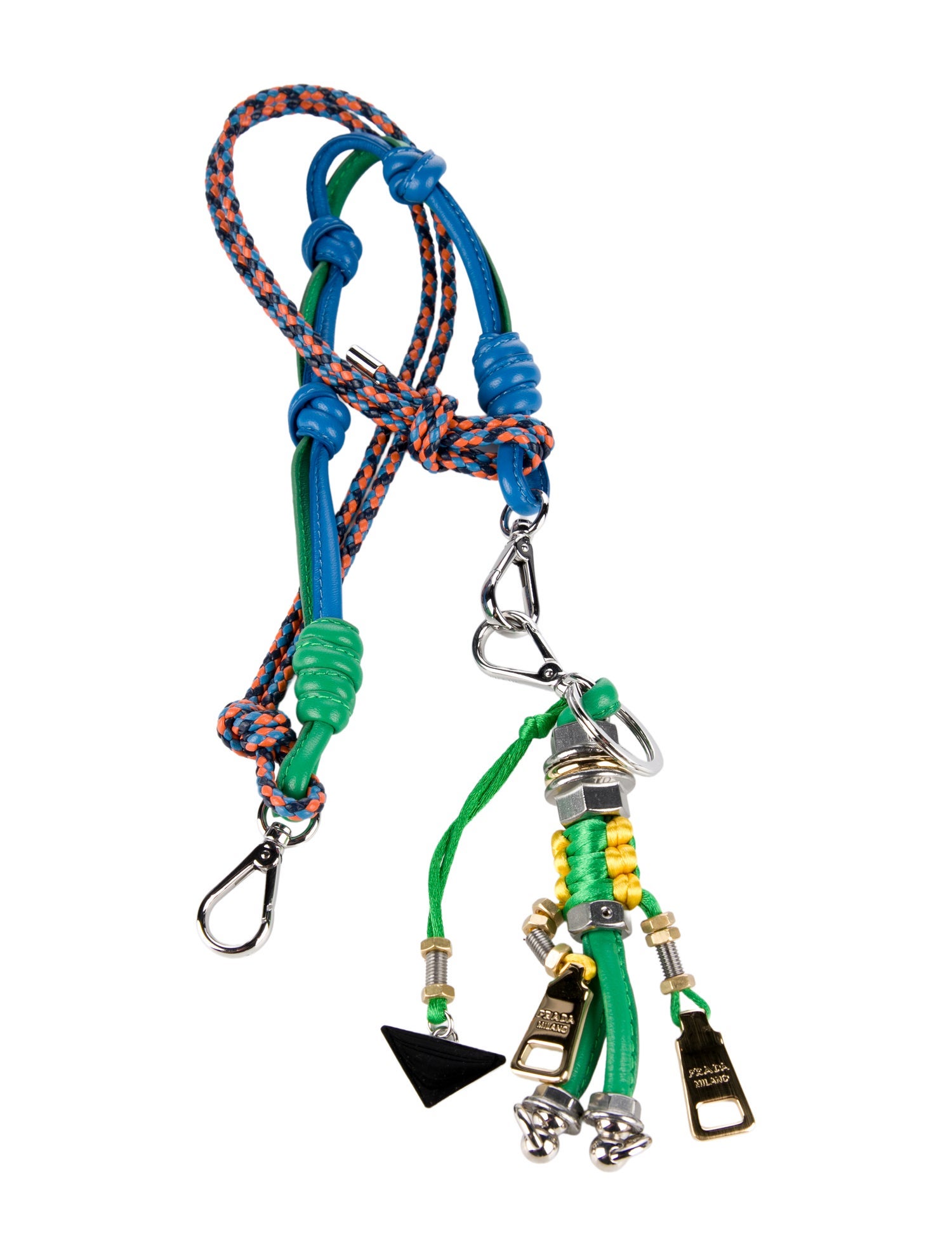 Prada Pop Strings Keychain Bag Charm w/Tags