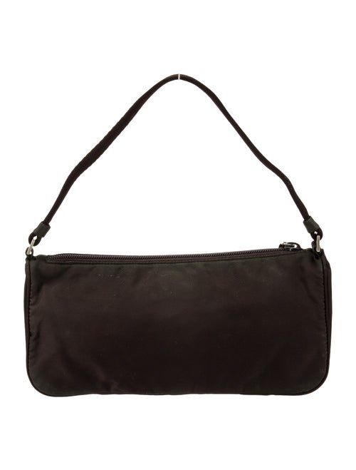 Prada Enameled Metal Triangle Top Handle Bag Mini