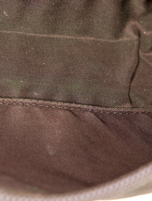 Prada Enameled Metal Triangle Top Handle Bag Mini