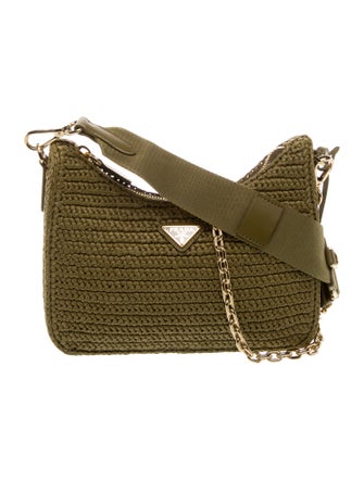 Prada Enameled Metal Triangle Re-Edition 2005